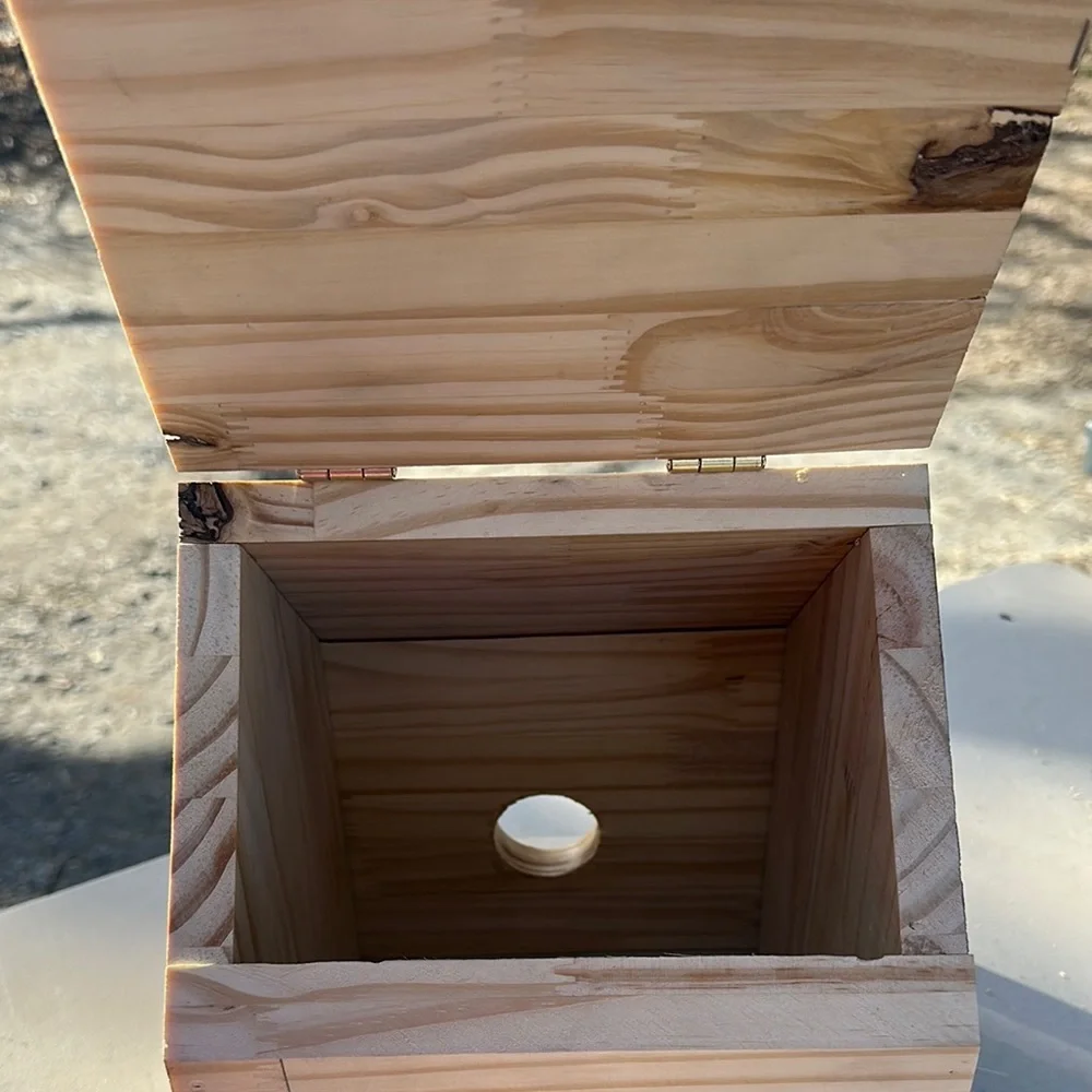 Natural Wooden Birdhouse
